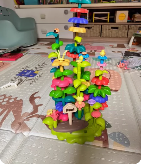 纽奇积木花园-自由DIY拼插积木,1套近1...