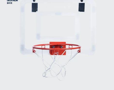 迪卡侬挂式篮球框室内篮板儿童迷你小篮框家用...