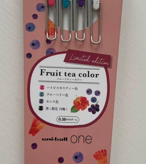 日本uni三菱限定水果茶小浓芯中性笔四代 ...