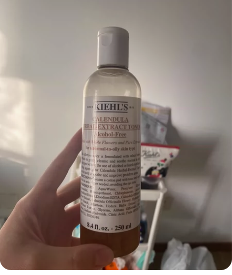 科颜氏金盏花爽肤水，还剩二分之一左右，官网...