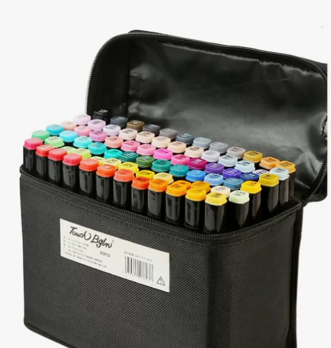 博格利诺 马克笔套装60色 动漫手绘设计 ...