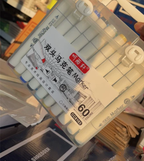 全新听雨轩马克笔正品套装绘画儿童无毒可水洗...