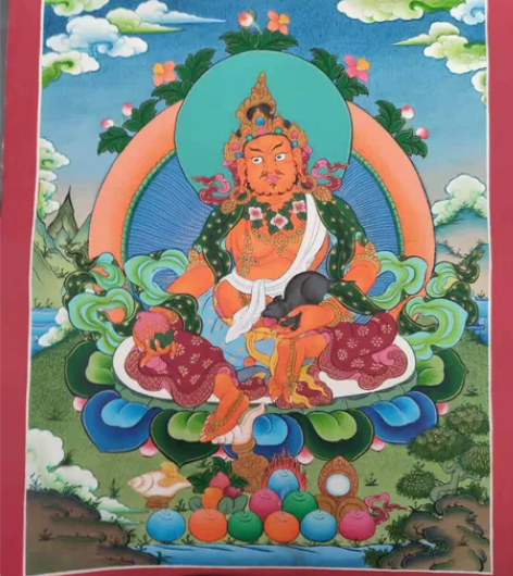 不是西藏带回不要钱！ 黄财神 大师纯手绘作...