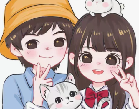 Q版手绘动漫风约稿低价动漫定制约稿鸭鸭风头...