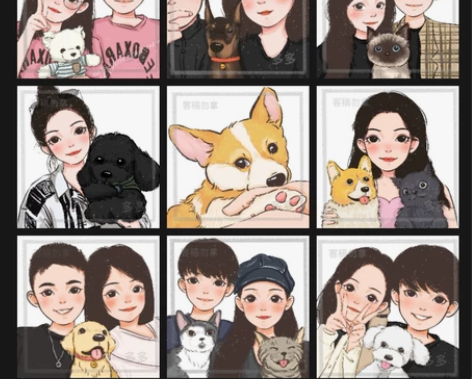 约稿手绘头像,卡通头像 有时需要排单,正常...