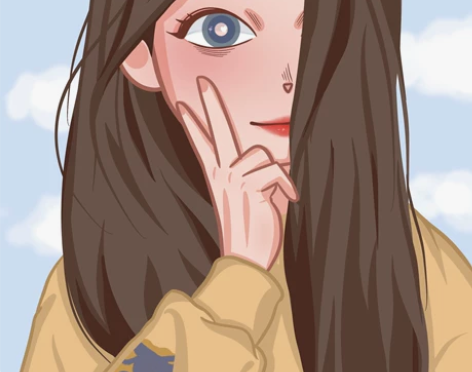 标价为实际价格，鸭风手绘头像可爱头像简笔画...