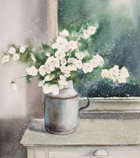 出售纯手绘水彩画 8k阿诗纸  颜料MG