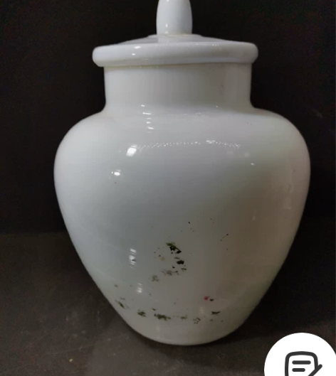 民国琉璃粉盒将军罐 总高23厘米 全品，这...