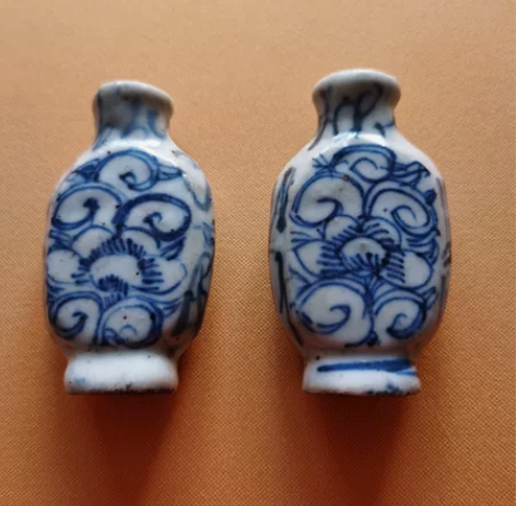 清代瓷药瓶无磕无冲，有窑粘，百年老货，到代...