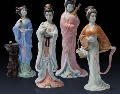 四大美女陶瓷摆件 中式古典人物一套 西施2...