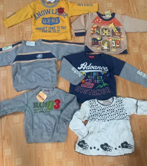 婴幼儿服装 日本订单，70-95码，全新加...