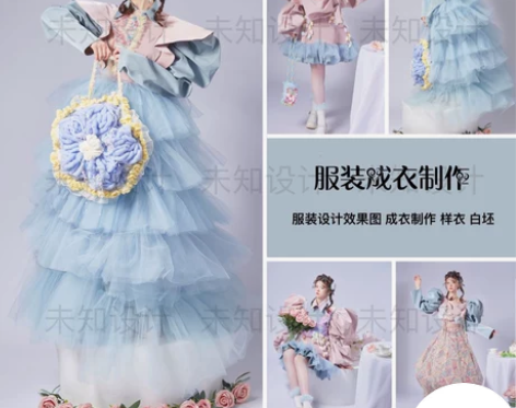 服装设计 效果图代画ps款式图ai服装成衣...