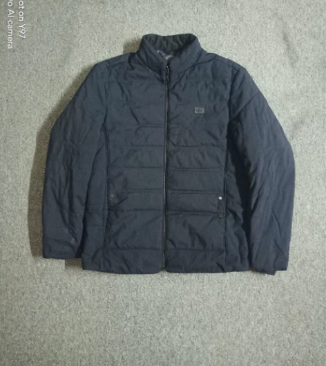 外贸老货休闲羽绒服夹克外套冬季复古嘻哈中青...