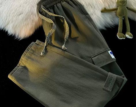 月球中心美式阿美咔叽工装裤男女潮牌街头多