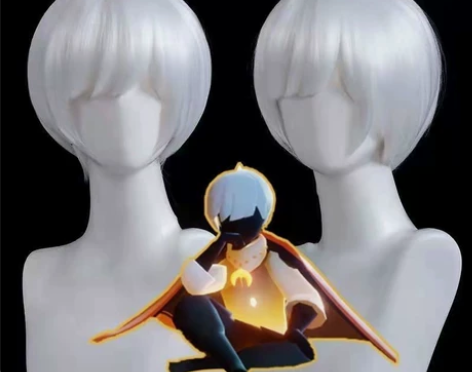 sky光遇正太头假发全头圣岛捧心动作先祖发...