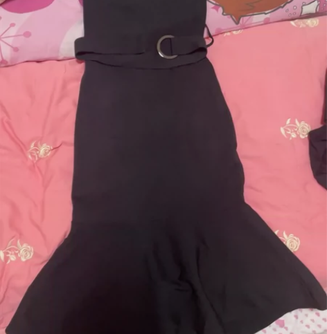 无袖连衣鱼尾裙 超级美腻的裙子，尺码买小了...