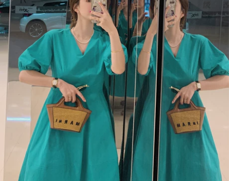 【7.14夏收官 速抢购】夏日气泡全棉连衣...