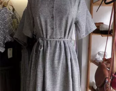 [转卖]夏季韩版学院风文艺范宽松系带收腰棉...