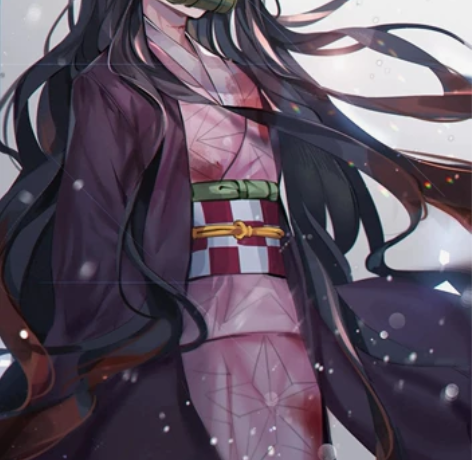 【出/换】鬼灭之刃祢豆子cos 假毛+co...