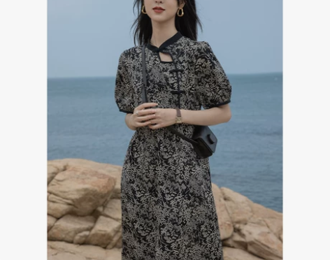 【不议价】CHACHA 新国风改良旗袍连衣...