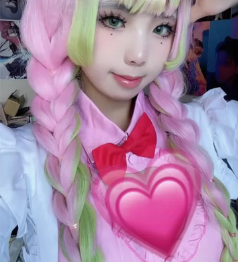 【出】甘露寺蜜璃同人cos 只穿过一次 已...