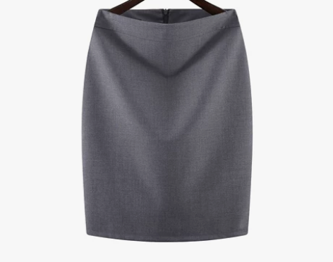 2018春夏新款女装职业半身裙高腰包臀裙工...