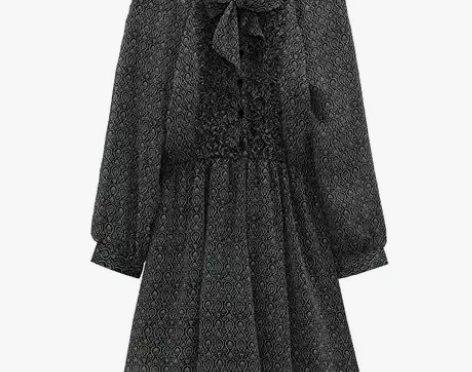 ZARA+女装+金属色线印花连体裤+08…...