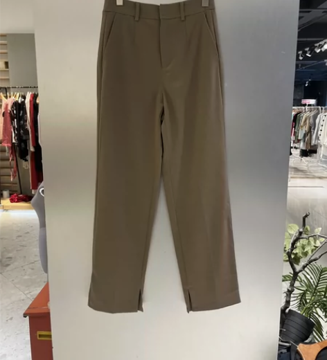 全新！伊芙丽EIFINI直筒休闲裤1D12...