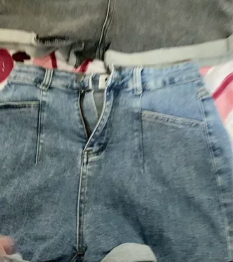 CH667牛仔裤春夏新款韩版百搭高腰宽松显...