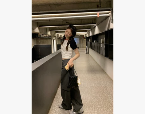 im向自制 高阶辣妹 vibe风天丝棉工装...