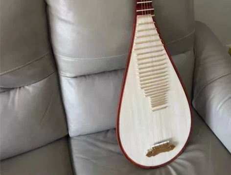 【全新】红木专业成人儿童骨花红木琵琶民族乐...