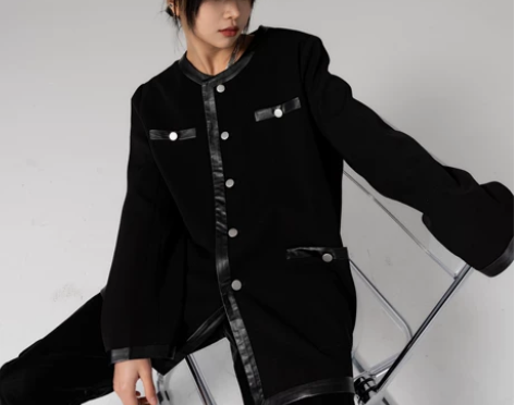 5Z5C 22SS薄款原创设计小众质感廓形...