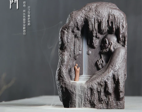 入门 陶瓷香薰炉 禅意紫砂倒流香炉高山流水...