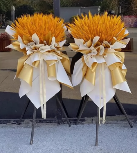 南京全新开业花篮  大麦开业花篮 大麦花篮...