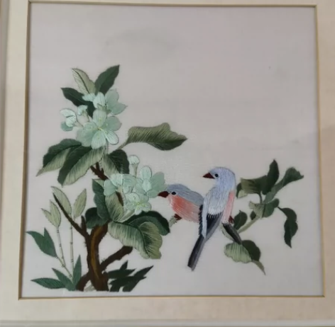 手工刺绣，墙挂画，尺寸35?35cm，买回...