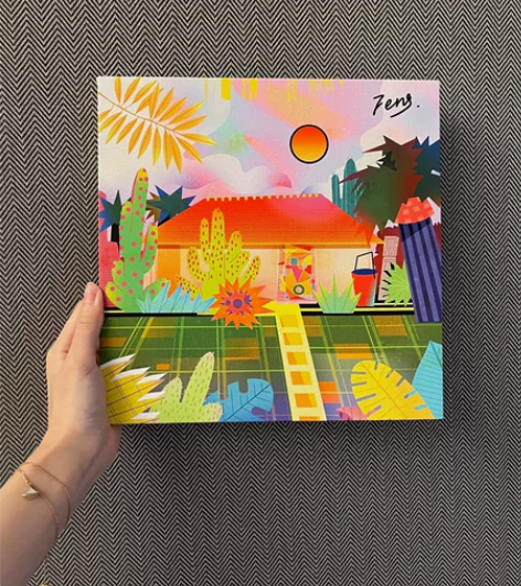 原创超清喷绘画框 油画挂画 无框画 尺寸2...