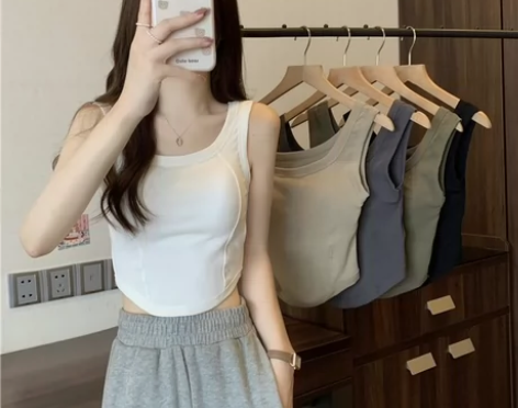 【急售！清仓】辣妹穿搭无袖打底背心女内搭春...