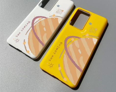 红米k60pro手机壳卡通月球半包新款k5...