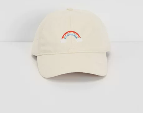 C＆A女式仿麂皮绒刺绣棒球帽 浅米色，买回...