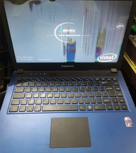 清华同方锋锐s41f笔记本，屏幕已经坏了，...
