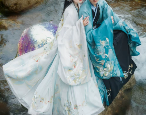 鲛人丨如梦霓裳汉服女薄款大袖衫超仙气绣花原...