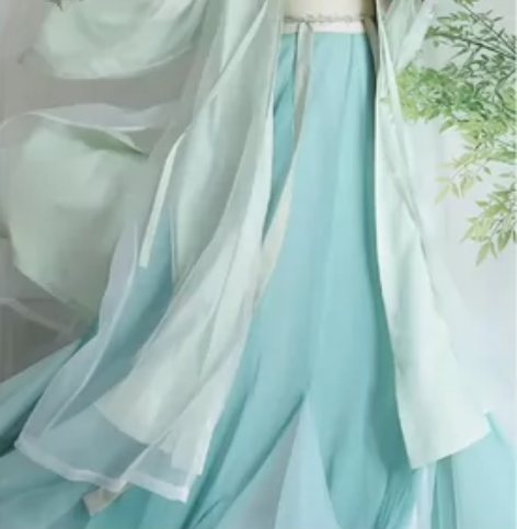 七月夕 缤纷果味 松紧腰汉元素鱼尾裙 穿一...