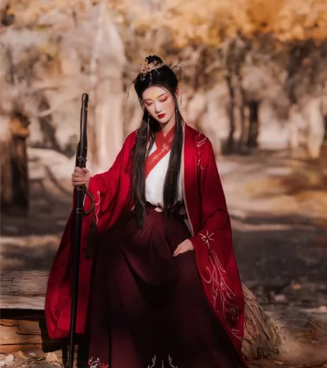 古剑奇谭三X东月棠联名款  绣花大氅齐腰裙...