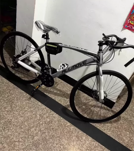 死飞自行车成年人越野山地单车公路赛车实心胎...