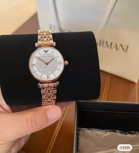 阿玛尼满天星手表，专柜3500购入，没带过...