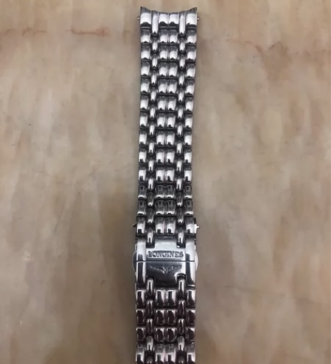 浪琴瑰丽表带，同事的手表以出，原装专柜表带...