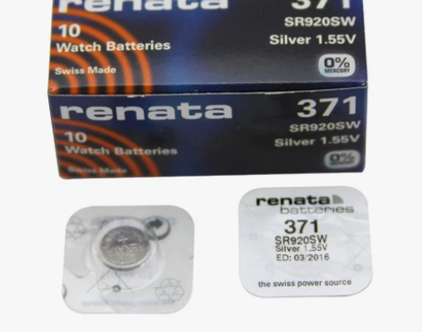 Renata瑞士371手表电池SR920S...