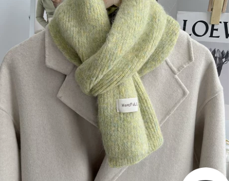 围巾女冬季2022新款百搭保暖毛线围脖男情...