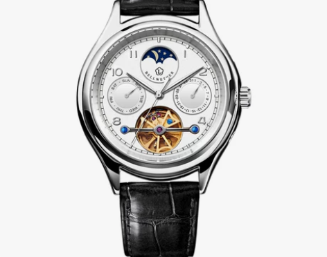 ?罗宾尼正品手表男士机械表精钢时尚简约潮流...