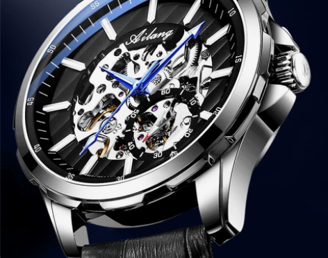 新款瑞士艾浪手表男士机械表全自动陀飞轮潮流...